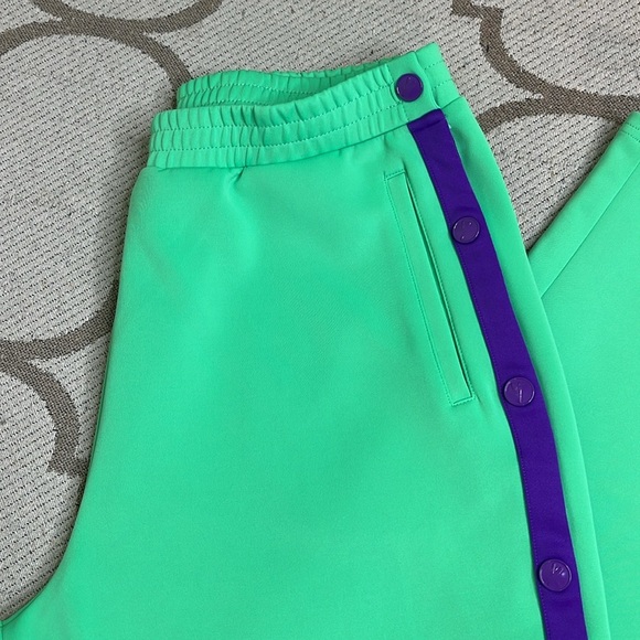 YITTY Green snap button with Elastic Waistband tack pants - Picture 14 of 16